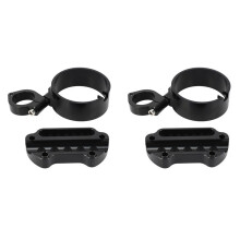 2X Motorcycle Instrument Bracket Speedometer Relocation Cover for Sportster 883 2004-2018 Side Mount Relocation Cover
