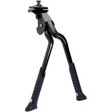 Bike Kickstand, Double Leg Center Mount, Heavy-Duty Adjustable Bicycle Kickstand, Mount for 24-29 Inch Adjustable Bicycles Aluminium Alloy Bike Kick
