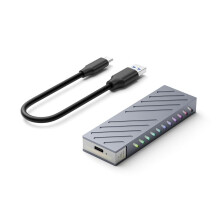 M2 SSD-Gehäuse NVMe SSD-Gehäuse USB 3.2 Gen2 10 Gbit/S USB C Tragbares Externes Gehäuse Werkzeuglos B