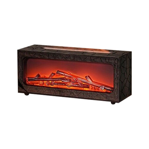 Fireplace Diffusers for Essential Oils Fireplace Humidifier with Remote Bonfire Flame Diffuser 7 Colors Light C