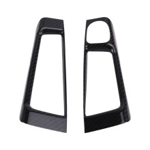 Carbon Fiber Car Rearview Mirror Adjustment Window Button Sticker for 500 Abarth 595 695 LHD