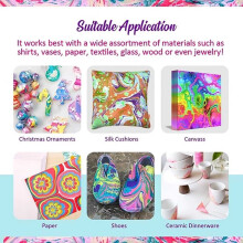 Kit de arte de marmoleado al agua para adolescentes: pinturas de 6 colores, herramientas y