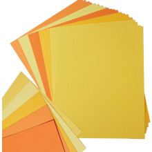 8,5 x 11 Zoll Kartonpapier, 230 g/m² – 30 Blatt, 5 Farben