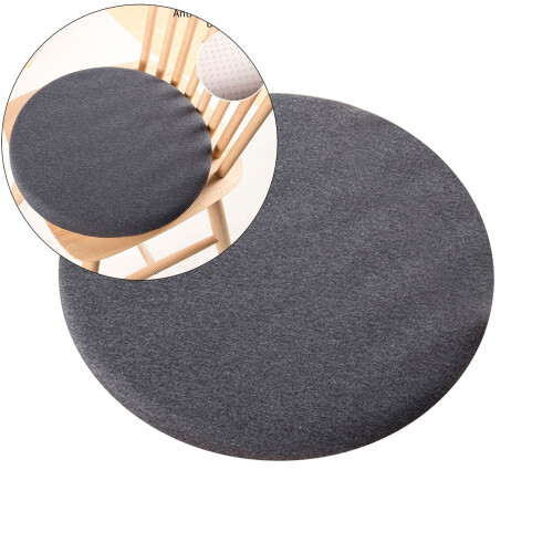 Rond stoelkussen van traagschuim (35,5 cm) met ritssluiting.