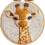 Baby-Giraffe Punch Needle Kit – DIY Stickset mit 1