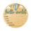 Personalize Newborns Keepsakes Board For-light blue silver 1