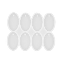 Molde de silicone em formato de borboleta com cristais para fazer pingentes.