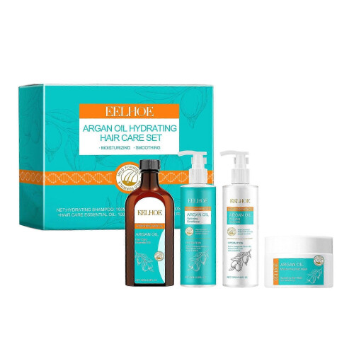 Argan Oil Hair Care Set - Deep Moisturizing