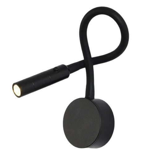Modern LED Reading Wall Lamp Flexible Hose Bedside Wall Mounted Sconce Bedroom Study Book Wall Light with