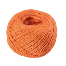 Juteschnur, orange, 100 m