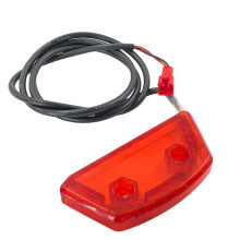 Pedal Traseiro para Scooter Elétrica com Lanternas Traseiras para Kirin G2 MAX, Apoio para Os Pés Traseiro Antiderrapante em Aço