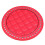 Roter runder Häkeltaschen-Bodeneinsatz 18 cm 1