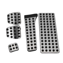 5PC Bilpedalskyddstillbehör med Fotstöd för W203 W222 W213 W205 W204 W211 W212 W210 X204 W218