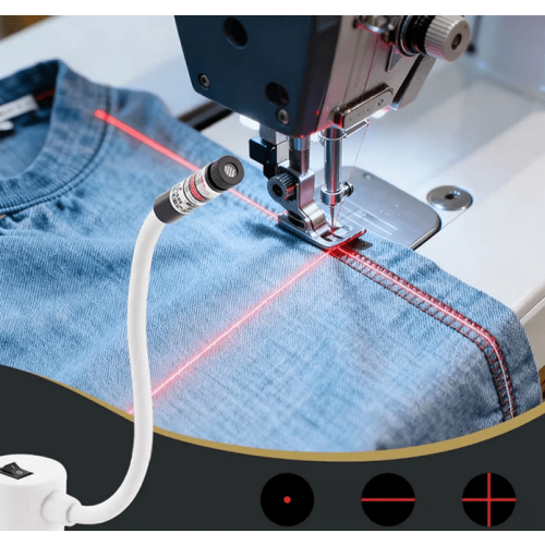 Magnetisk quiltelys for symaskiner – justerbar