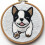 Σετ βελόνων τρυπήματος για αρχάριους Boston Terrier – 20x20cm 1