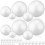 Witte schuimrubberen balletjes (40 stuks) – 9,9 cm rond, polystyreen 1