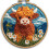 Σετ βελόνων τρυπήματος καφέ Highland Cow & Daisy 20x20cm 1