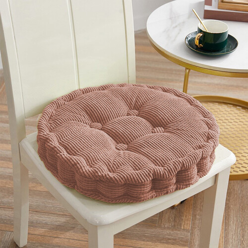 Cúisín Suíocháin Corduroy Babhta 40cm Caife