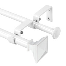 Tacar Slat Cuirtíní Dúbailte Urbanest 5/8" & 1/2" 48–84" Snasta