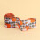 Herbstliches Drahtband mit Kürbismuster, 2,2 Yards 1
