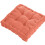 16x16 inch bordeauxrood getuft vloerkussen 1