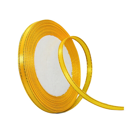 Satinband 6 mm x 25 Yards – Gelb