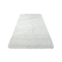 Alfombra de pelo largo supersuave de 80x160 cm.