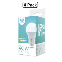 FOREVER LED-lamp E27 6W 480lm 6000K (4-pack)