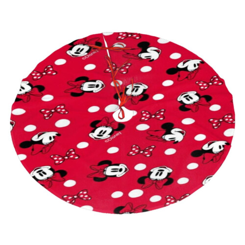 Weihnachtsbaumrock mit Mickey-Mouse-Motiv aus Polyester