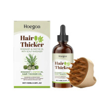Rosemary Castor Hair Oil 100ml with Massage Comb for Nourishing Dry Damaged Hair