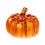 Lanterna de abóbora decorativa com LED - PVC laranja, 7 cm. 1