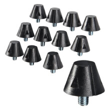 12 ST Fotbollssko Byte Spikes 13Mm Fotbollssko Dubbar Spikes för 5MM GäNgad Fotbollssko