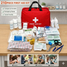 210PCS First Aid Kit Emergency Medical Travel Bags