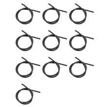 10pz 10X5MM Pesca Subacquea Gomma Sling Fasce Fucili Subacquei Tubo nel Lattice Lattice Scuba Diving Accessori per La Pesca Subacquea,100Cm