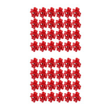 48 Pack Horizontal Side Mount Automatic Poultry Nipples Clean Drinker Waterer for Chicken Or Quail