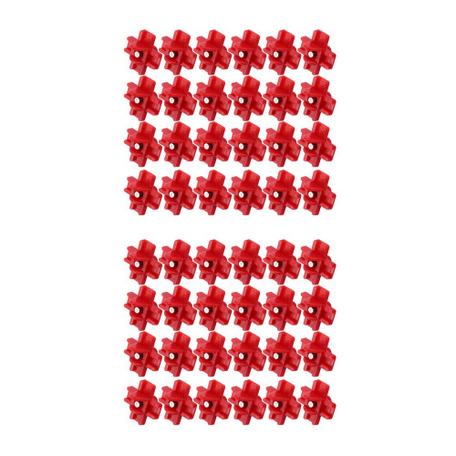 48 Pack Horizontal Side Mount Automatic Poultry Nipples Clean Drinker Waterer for Chicken Or Quail