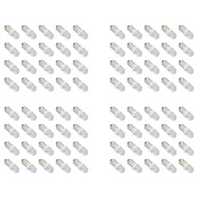 80Pcs BA9S 1895 H6W 53 57 Bayonet LED Light Bulbs for Car Map Lamp 12V White