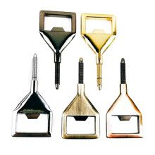 20 Pezzi Apribottiglie Vuoti Apribottiglie per Birra DIY nel Lega di Zinco Inserti Apribottiglie Piatti Hardware per Apribottiglie