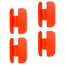 Lot de 4 Gabarits de Finition D'Angles Arrondis pour Cloisons Sèches de 19 mm (3/4 Po), Outil de Marquage pour Moulures de Corniche