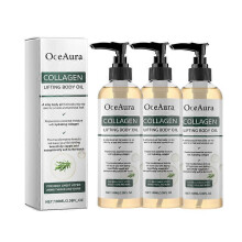 Collagen Lifting Body Oil - Moisturizing & Firming Massage Oil for Arms, Belly & Full Body - 100ml