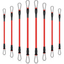 8 pcs Resistance Bands for Working Out Additional Exercise Bands for Replacement Workout Equipment Elastic Stretch Legs Ankle Straps for Men Women S