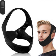 Chin Strap for Sleeping,Comfortable Anti Snoring Devices,Adjustable Breathable Chin Strap for CPAP Users for Men and Women,Simple and Effective Snori