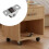 20 Stück Compacts Leise Rollen Rad Möbel Linearrad Feste Rollen 7
