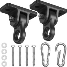 Heavy Duty Swing Hangers Hardware Included-Corrosion Resistant Alloy Steel 5000+ lb Capacity for Wooden Porch Swings,Aerial Yoga Chairs,Playgrounds,T