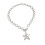 Modische Symbol-Halskette mit Stern-Design, schmuckes-Silber 1