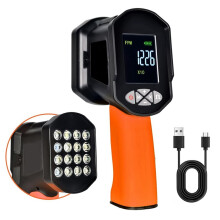 Digitale Stroboscoop-Toerenteller, Zeer Nauwkeurige Contactloze Toerenteller (60-100.000 Tpm), voor Motor, Ventilator, Generator en Machine