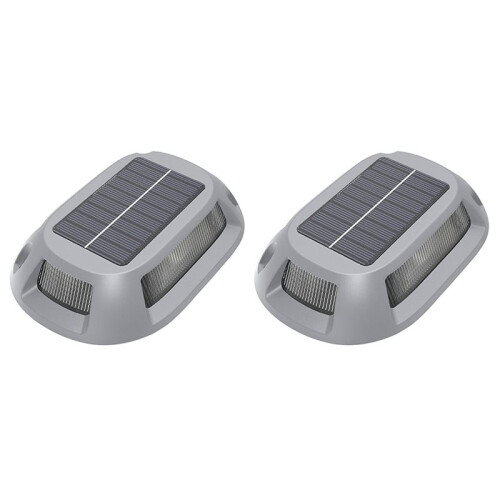 Solar Deck Light with  Light Sensor, Aluminium LED RGB Path Lights for Garden, Yard,Stairs
