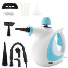 Handheld Steam Cleaner, 250ml Pressurised Multi-Purpose with Accessories, Chemical Free for Home Use,Floor, Tile EU Plug