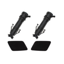 Front Headlight Washer Nozzle Headlamp Cleaning Spray Pump+Cover Cap for 2011 -2017 5N0955103A 5N0955104A
