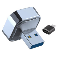 2-in-1-Wireless-CarPlay-Adapter, Wandelt Kabelgebundenes in Kabelloses CarPlay Um, Kabellose Steuerung, Stecker und Spielen